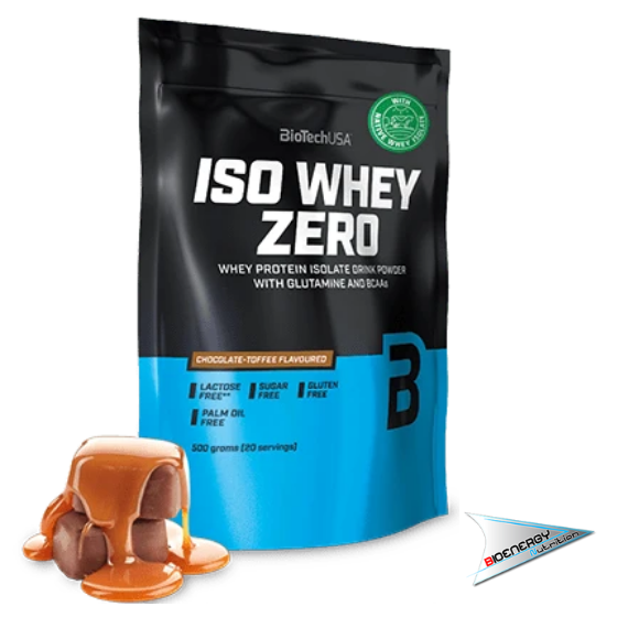 Biotech-ISO WHEY ZERO  busta 500 gr Cioccolato Toffee  